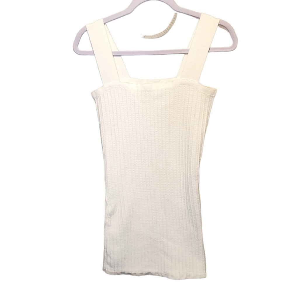 LPA Light‎ Cream Cocktail Mini Sweater Dress Women Dresses Size Small